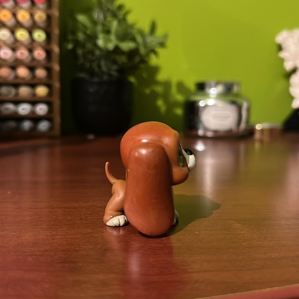 LPS Basset Hound Green Eyes - Picture 4 of 6